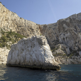 Guided boat tour from the Cassis harbor of 8 Calanques